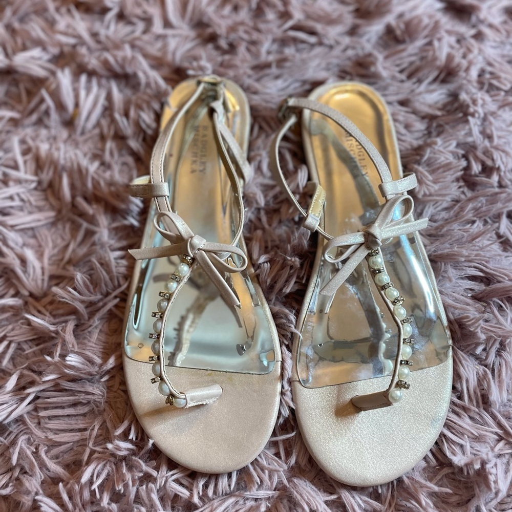 NWOB Badgely Mishka Sandals Cara Emily Girls 5